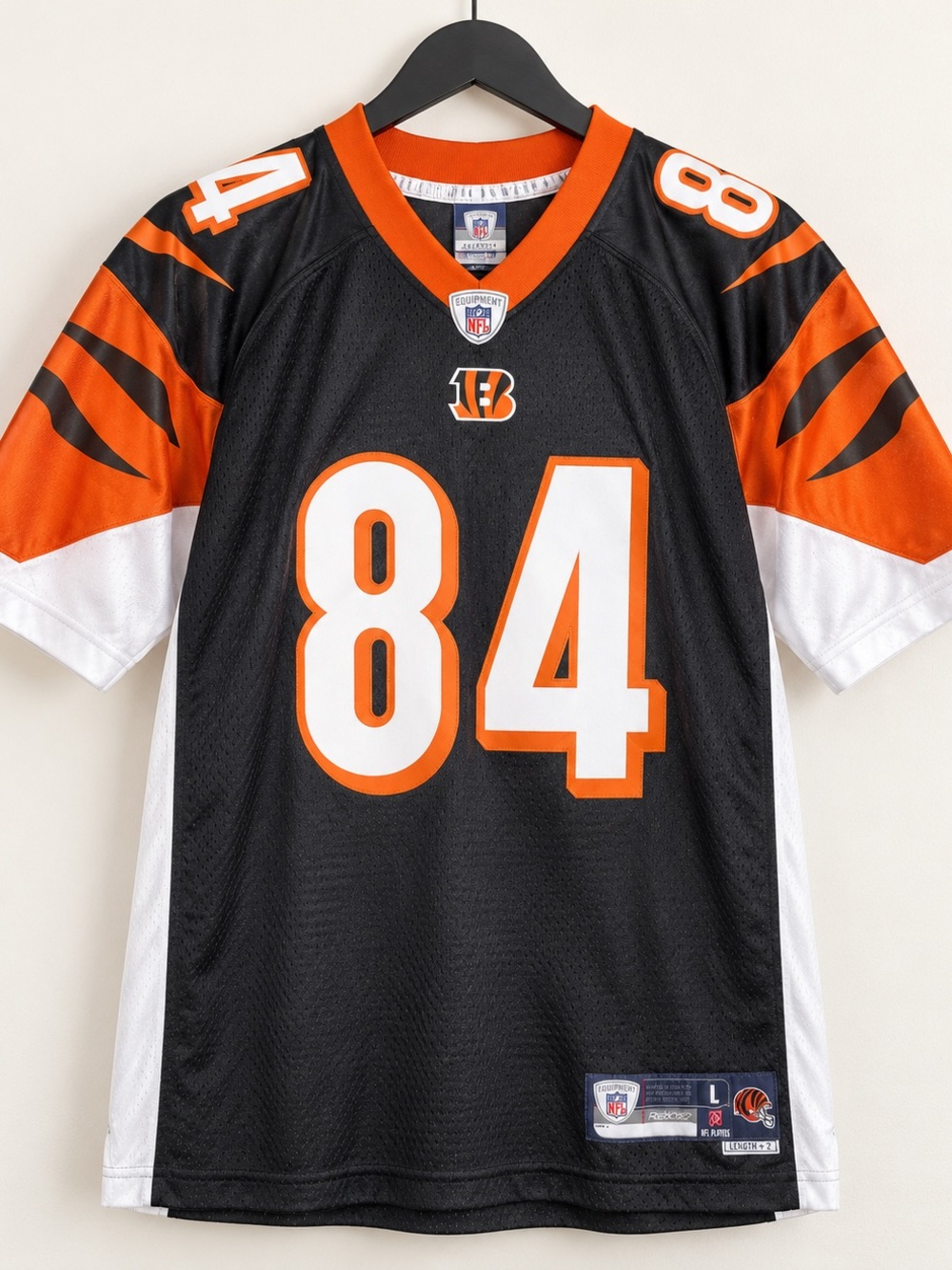 Vintage Cincinnati Bengals T.J. Houshmandzadeh #84 football jersey by Reebok.